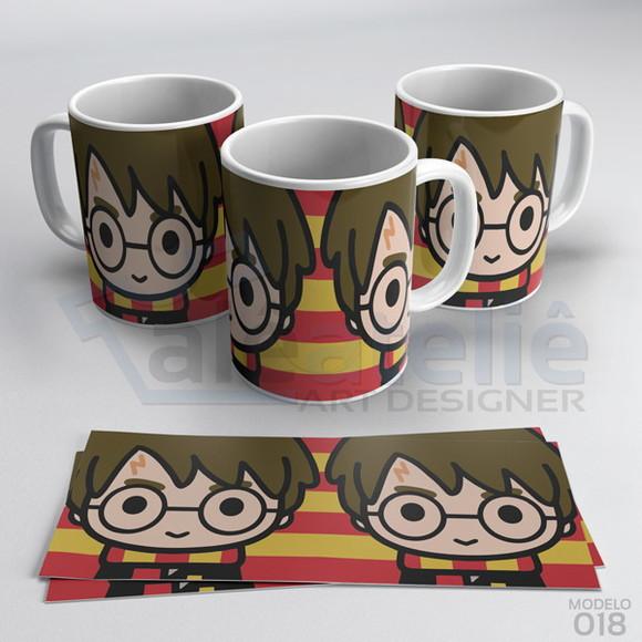 Caneca Harry Potter Lord Voldemort Hogwarts Personalizada