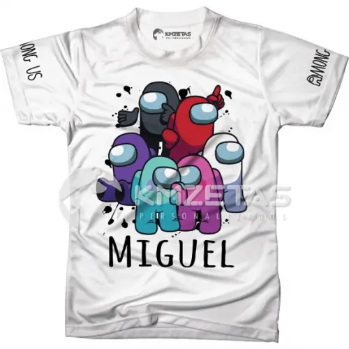 Blusa Among Us Infantil Adulto Personalizada
