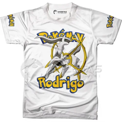 Blusa Arceus Pokemon Infantil Juvenil Adulo Personalizada