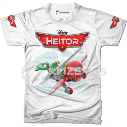 Blusa Aviões Disney El Chupacabra Infantil Personalizada