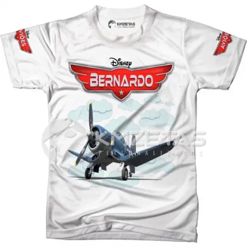 Blusa Aviões Disney Skipper Infantil Adulto Personalizada