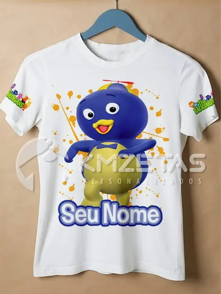 Blusa Backyardigans Pablo Infantil Personalizada