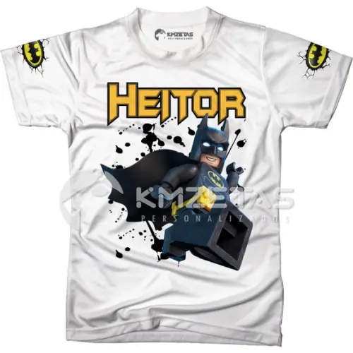 Blusa Batman Lego Filme Infantil Adulto Personalizada
