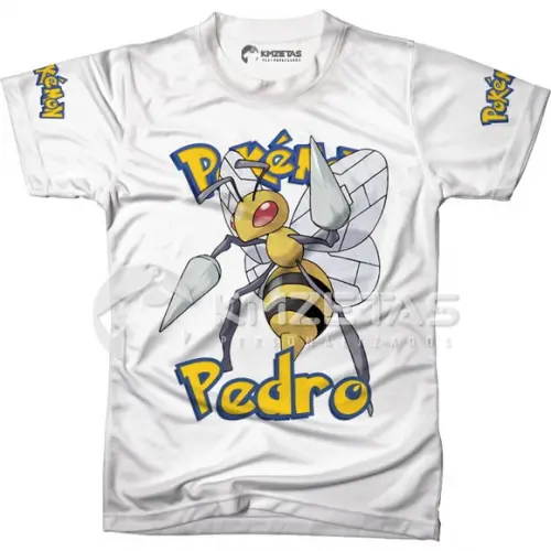 Blusa Beedrill Pokemon Infantil Adulo Personalizada
