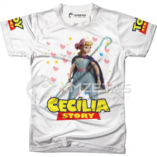Blusa Betty Boneca Toy Story 4 Infantil Festa Personalizada