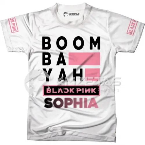 Blusa Blackpink Boombayah Infantil Adulto Personalizada
