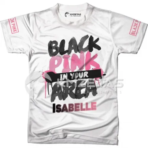 Blusa Blackpink In Your Area Infantil Adulto Personalizada