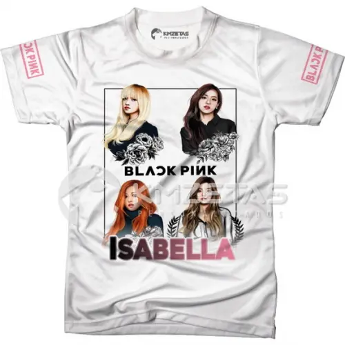 Blusa Blackpink Jisoo Infantil Adulto Personalizada