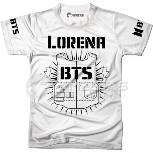 Blusa Bts Kpop Army Colete Camisa Camiseta Personalizada