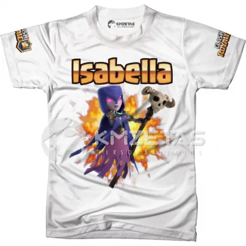 Blusa Bruxa Sombria Jogo Clash Royale Personalizada