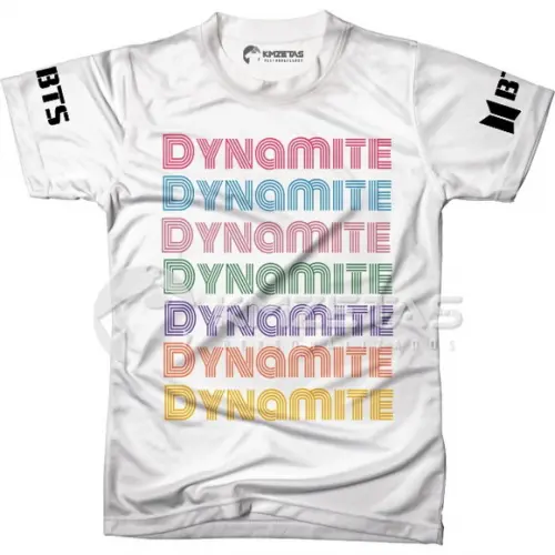 Blusa Bts Kpop Dynamite Camisa Camiseta Personalizada