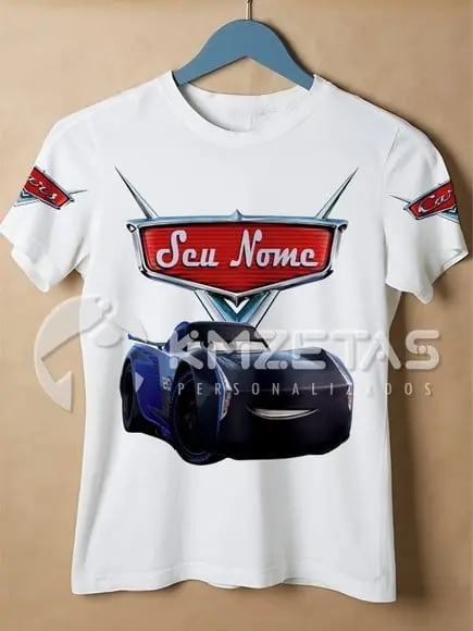 Blusa Carros Disney Jackson Storm Camisa Personalizada