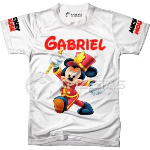 Blusa Circo do Mickey Mouse Personalizada
