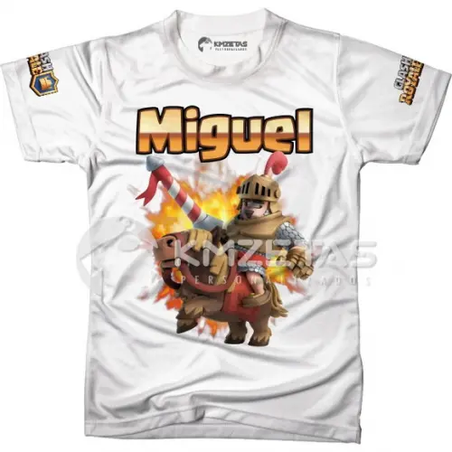 Blusa Clash Royale Infantil Adulto Personalizada