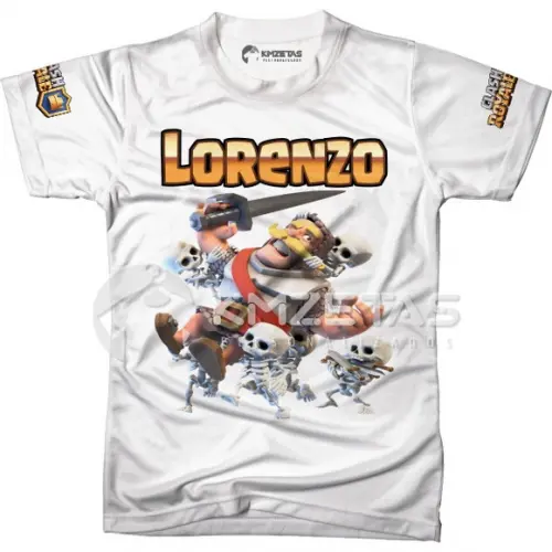 Blusa Clash Royale T-shirt Unissex Personalizada