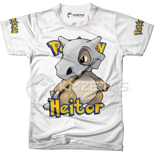 Blusa Cubone Pokemon Infantil Juvenil Adulo Personalizada