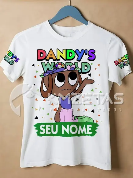 Blusa Dandy's World Bassie Infantil Camisa Personalizada