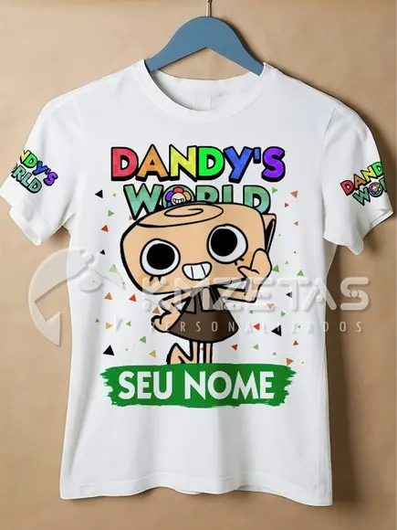 Blusa Dandy's World Shelly Infantil Camisa Personalizada