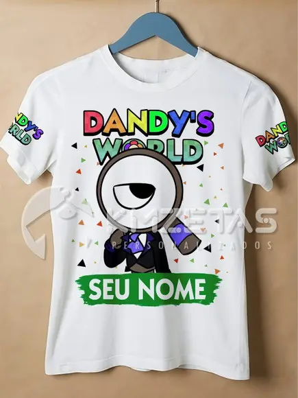 Blusa Dandy's World Rodger Infantil Camisa Personalizada