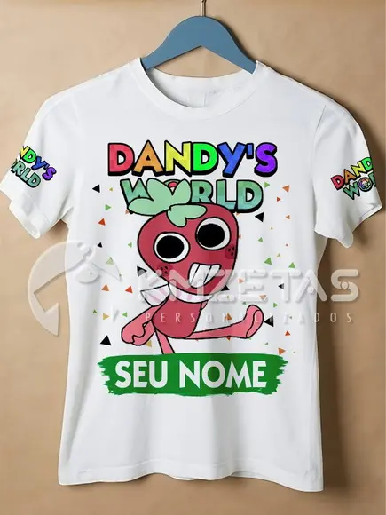 Blusa Dandy's World Sprout Infantil Camisa Personalizada