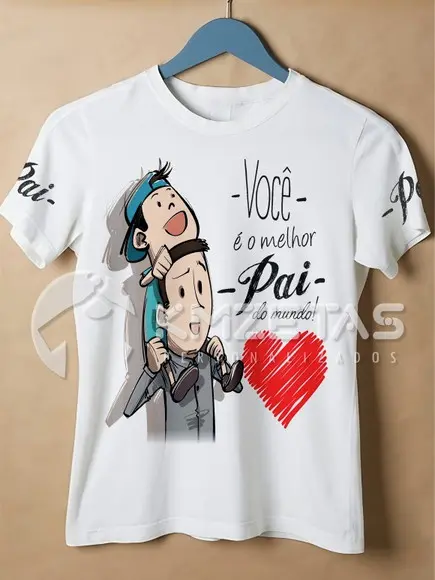Blusa Dia dos Pais Tal Pai Tal Filho Infantil Adulto