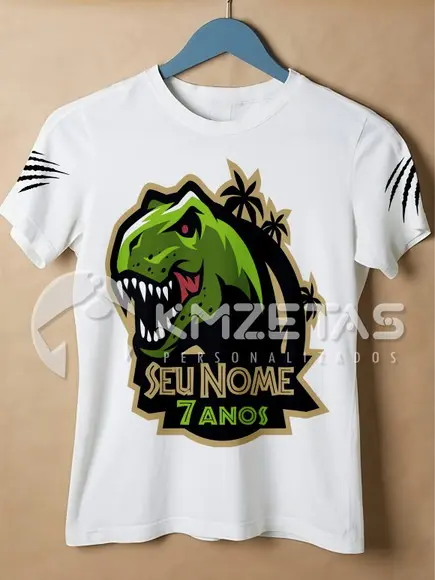 Blusa Dinossauro Tiranossauro Rex Personalizada