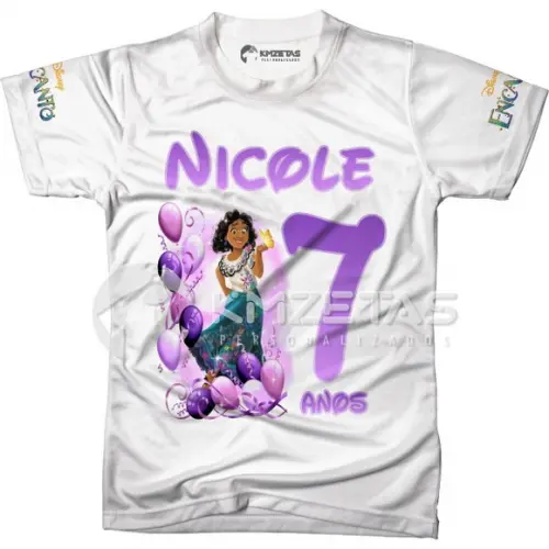 Blusa Encanto Disney Mirabel Festa Personalizada