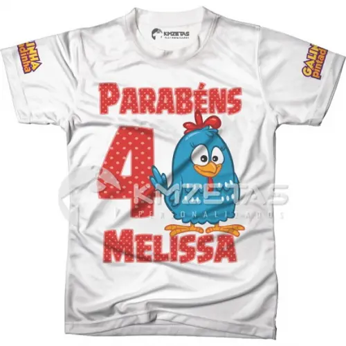 Blusa Festa Galinha Pintadinha Personalizada