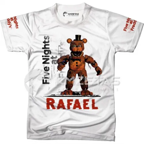Blusa Five Nights At Freddy Infantil Adulto Personalizada