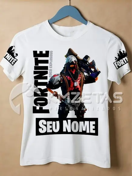 Blusa Fortnite Cocó Explosivo Infantil Adulto Personalizada