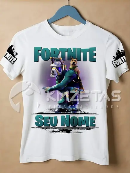 Blusa Fortnite Dj Yonder Skin Camisa Personalizada