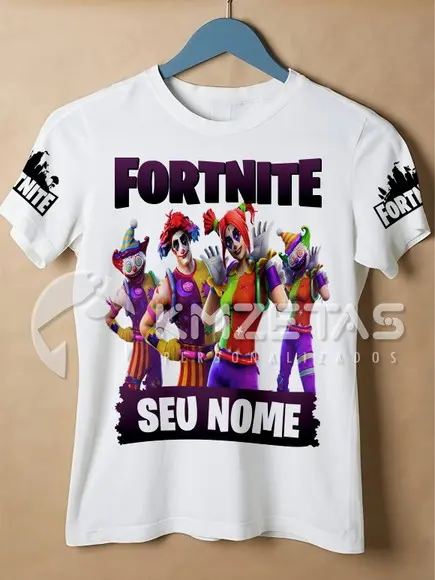 Blusa Fortnite Nite Skin Festival Camisa Personalizada
