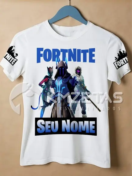Blusa Fortnite Rei Gelado Ice King Camisa Personalizada