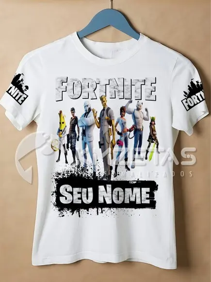 Blusa Fortnite Skins Personalizada