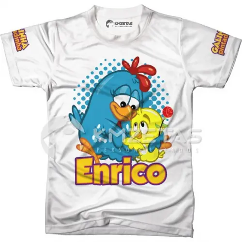 Blusa Galinha Pintadinha e Pintinho Personalizada