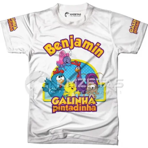 Blusa Galinha Pintadinha Infantil Adulto Personalizada