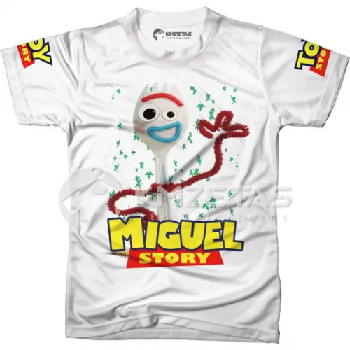 Blusa Garfinho Toy Story 4 Infantil Festa Personalizada