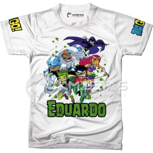 Blusa Jovens Titans Unissex Personalizada