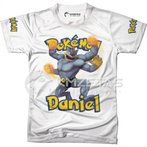 Blusa Machamp Pokemon Infantil Adulo Personalizada