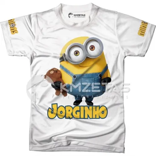 Blusa Minions Bob Urso Infantil Adulto Unissex Personalizada