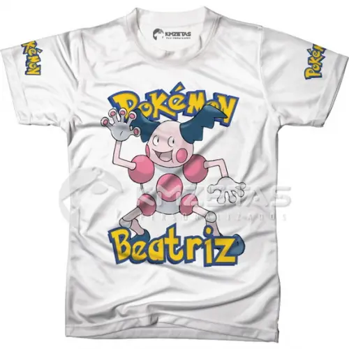 Blusa Mr Mime Pokemon Infantil Adulo Personalizada
