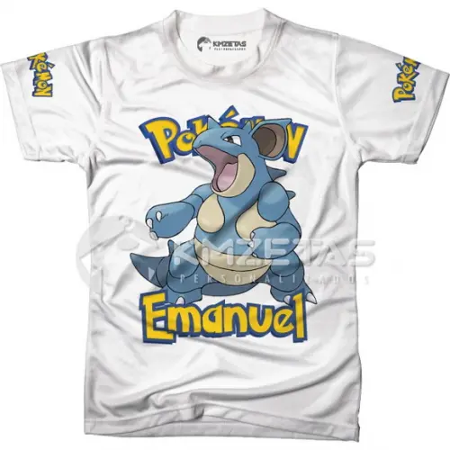 Blusa Nidoqueen Pokemon Infantil Adulo Personalizada