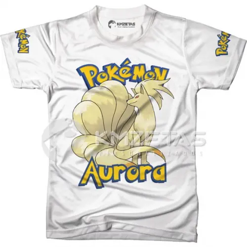 Blusa Ninetales Pokemon Infantil Adulo Personalizada
