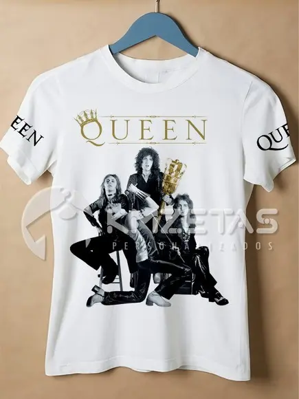 Blusa Queen Freddy Mercury Camisa Bohemian Rhapsody