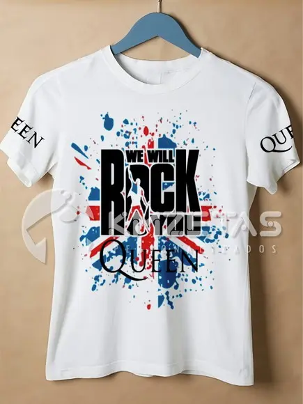 Blusa Queen We Will Rock You Camisa Freddie Mercury