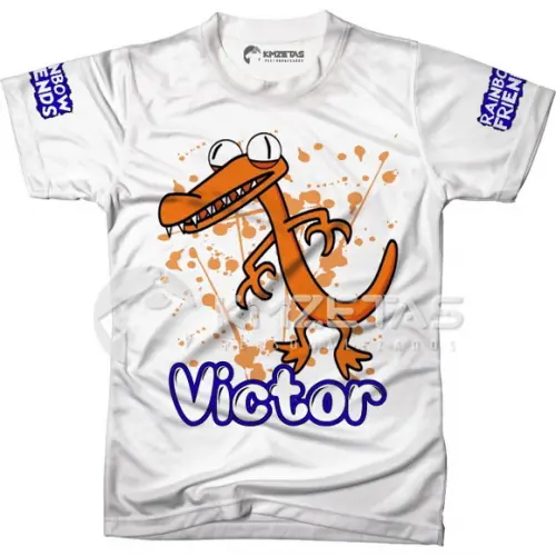 Blusa Rainbow Friends Orange Laranja Personalizada