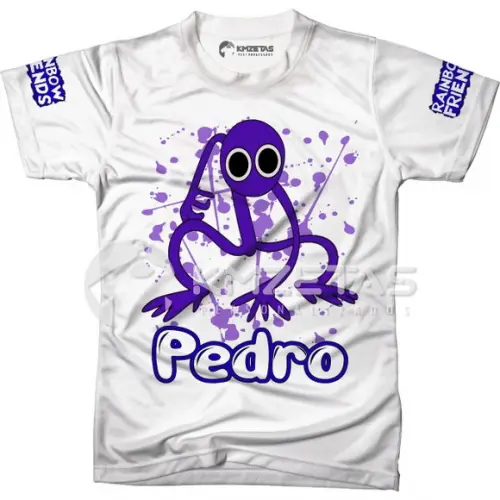Blusa Rainbow Friends Purple Roxo Personalizada