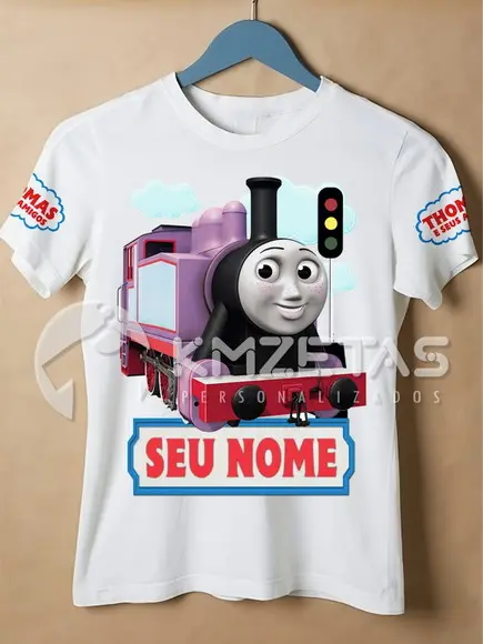 Blusa Rosie Thomas Amigos Infantil Adulto Personalizada