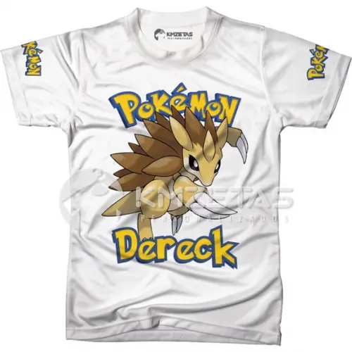 Blusa Sandslash Pokemon Infantil Adulo Personalizada