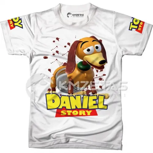 Blusa Slinky Toy Story Woody Buzz Lightyear Personalizada